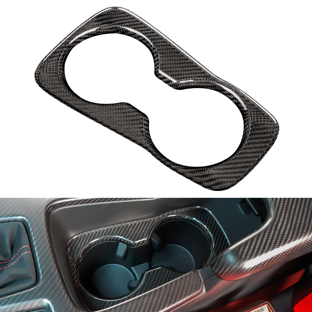 Create Carbon – Real Carbon Fiber Front Cup Holder Panel Trim for Honda Civic Type R FL5 (2023+)