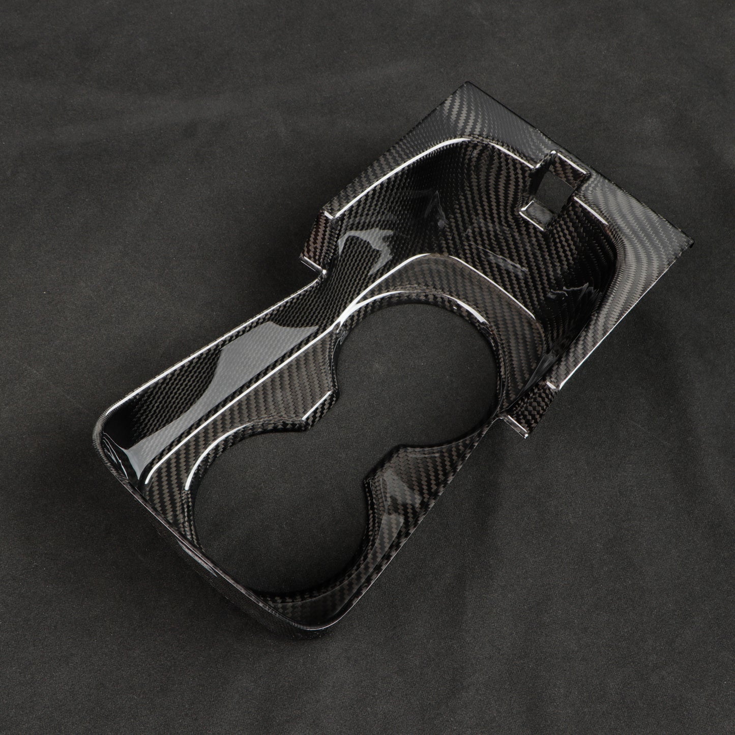 1pcs Dry Carbon Fiber Front Cup Holder Cover For Honda Civic Typer FL5 2023+