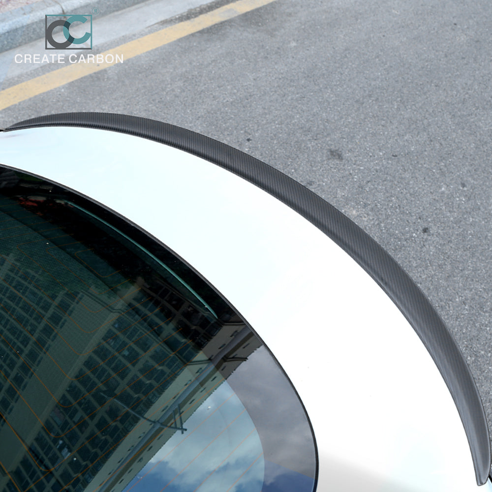 CREATE CARBON Dry Carbon Fiber Rear Spoiler for Tesla Model 3 & Model Y (2017-2024)