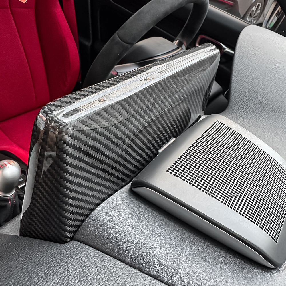 CREATE CARBON Dry Carbon Fiber Center Control Touchscreen Cover for Honda Civic Type R FL5 (2023+)
