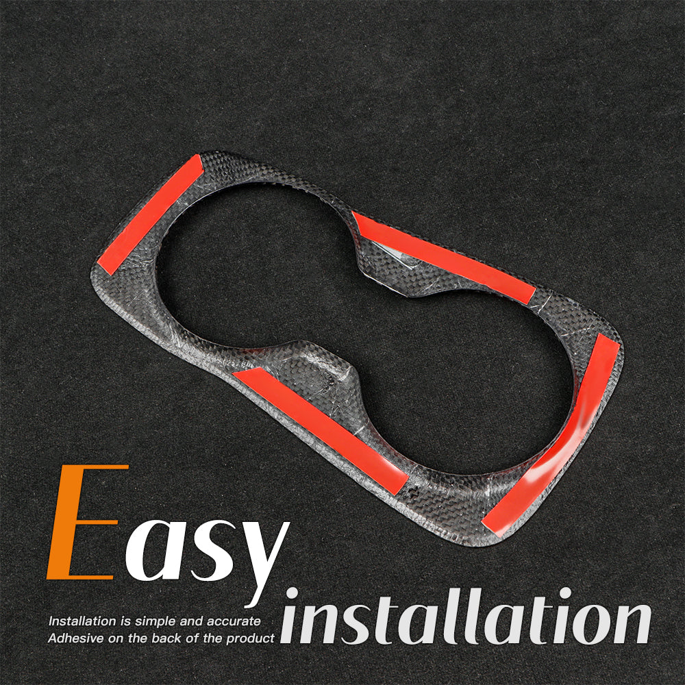 Create Carbon – Real Carbon Fiber Front Cup Holder Panel Trim for Honda Civic Type R FL5 (2023+)