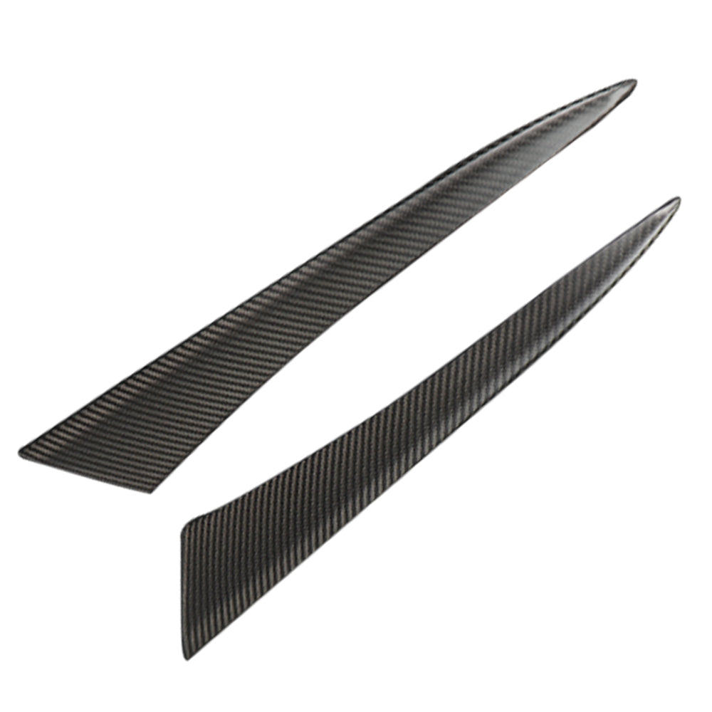 CREATE CARBON Dry Carbon Fiber Front Headlight Eyebrow Cover for Civic Type R FL5 2023 - Enhance Your Style