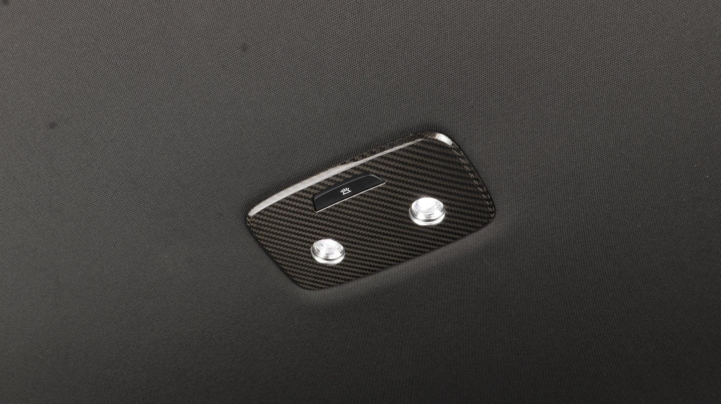 CREATE CARBON Carbon Fiber Car Reading Light Trim for KIA EV6 - Sleek Interior Upgrade