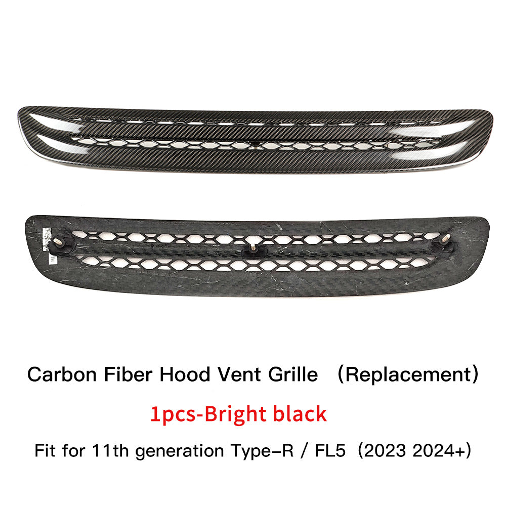 CREATE CARBON Dry Carbon Fiber FL5 Replacement Hood Air Vents - Lightweight Performance Upgrade