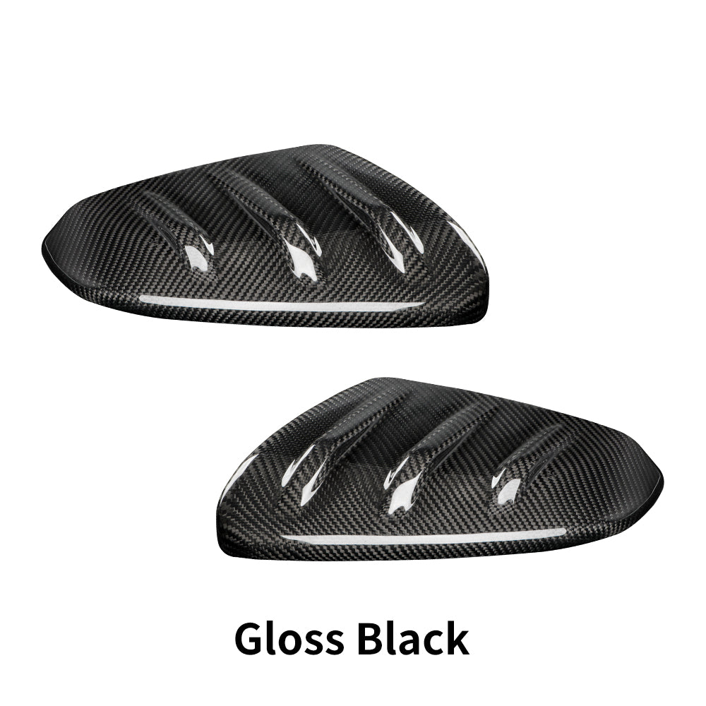 2pcs Carbon Fiber Rearview Mirror Cover Caps for Honda 10th Civic Type R FK8