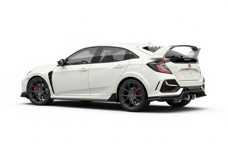 Red Carbon Fiber Civic Type R FL5 2023