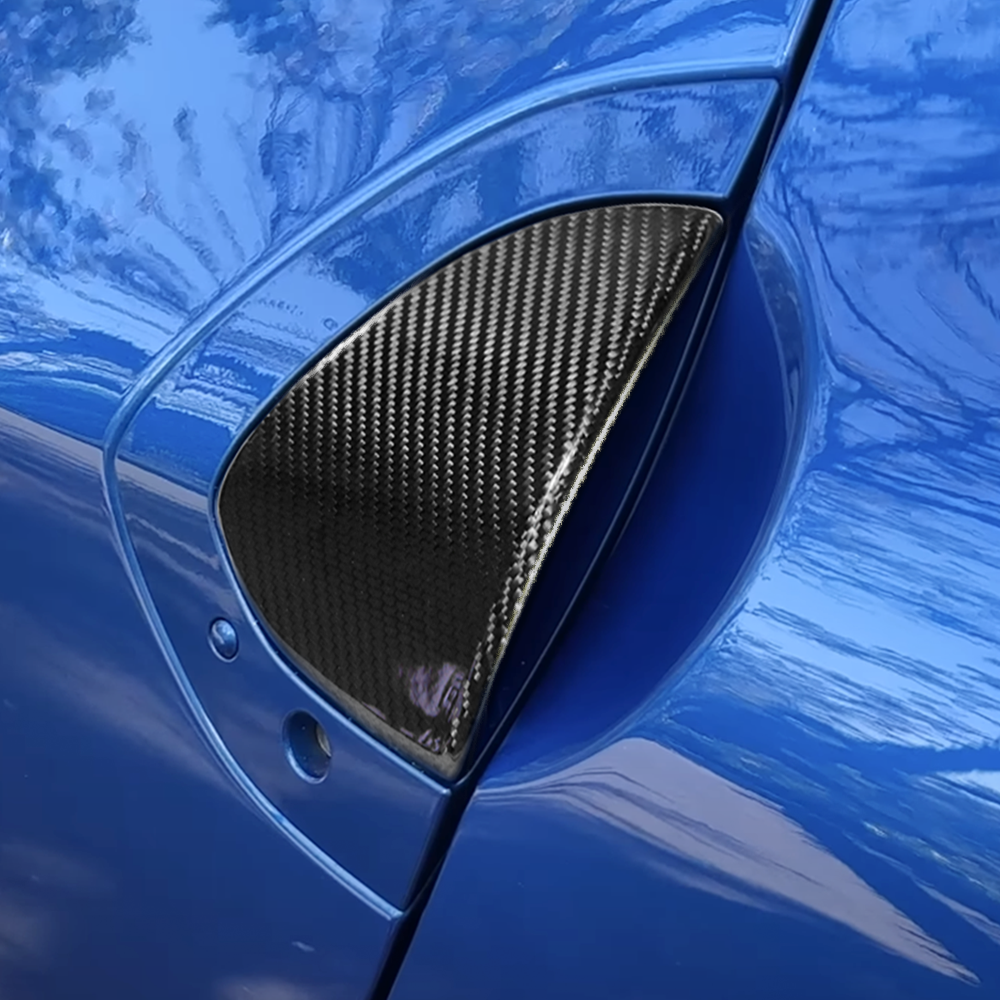 2PCS Dry Carbon Fiber Car Door Handle Trim Fit For Nissan Z RZ34 / 400Z / Fairlady Z | CREATE CARBON