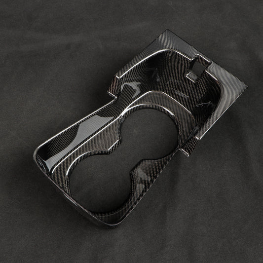 1pcs Dry Carbon Fiber Front Cup Holder Cover For Honda Civic Typer FL5 2023+