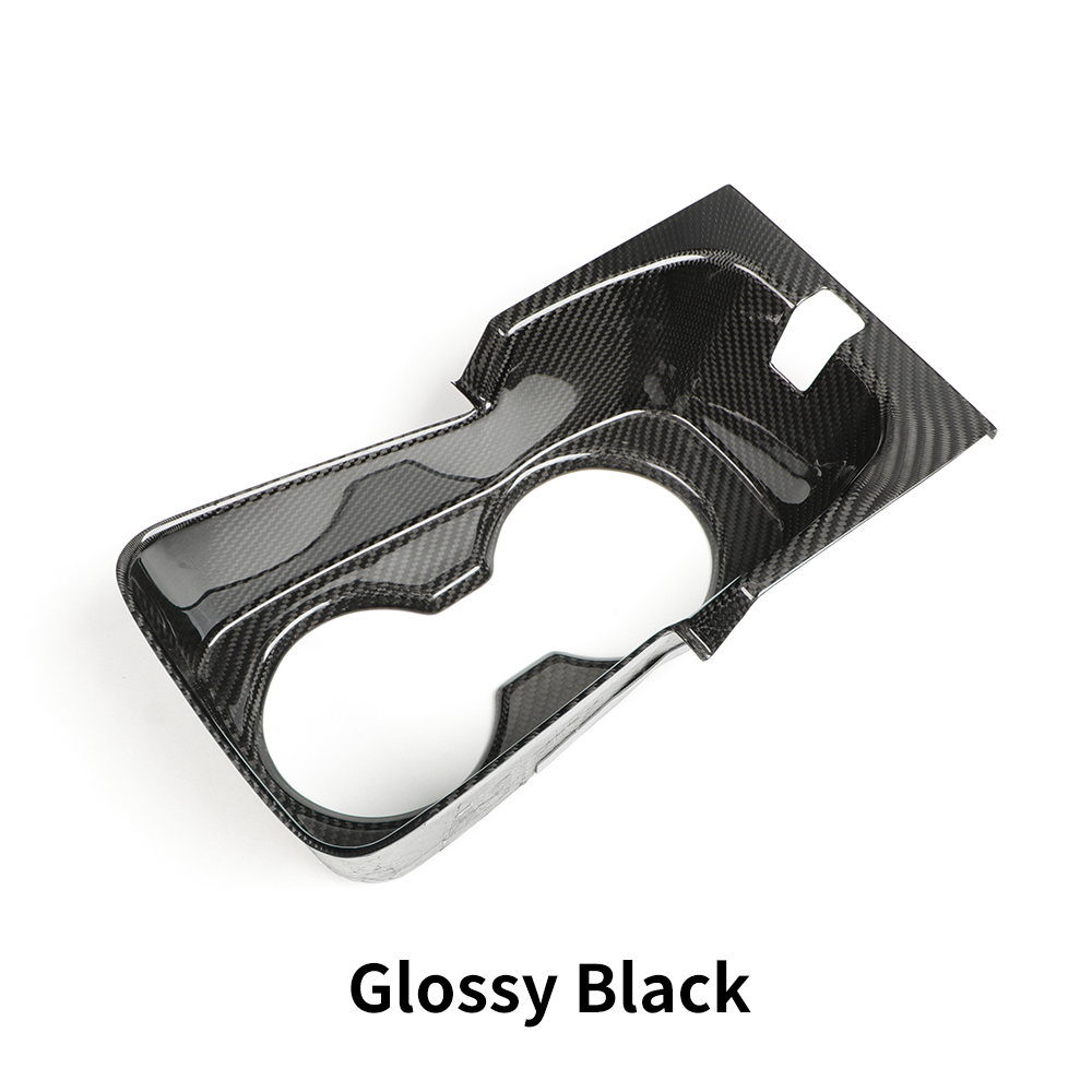 1pcs Dry Carbon Fiber Front Cup Holder Cover For Honda Civic Typer FL5 2023+