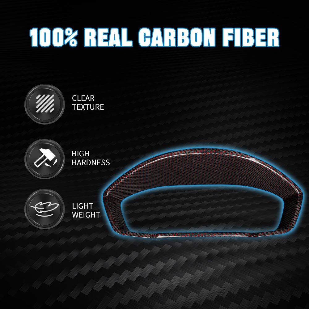 Carbon Fiber Instrument Panel Frame Cover Trim for Honda Civic Type R FL5 (11th Gen)