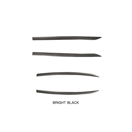 4PCS Dry Carbon Fiber Car Window Molding Trim Fit For Nissan Z RZ34 / 400Z 2023+ | CREATE CARBON