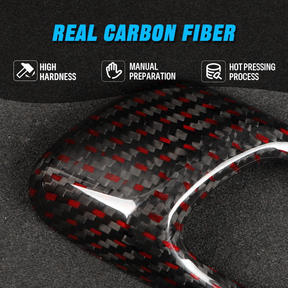 Real Carbon Fiber Inner Door Handle Trim Cover For Honda 11th Civic Type R FL5 (2023+)