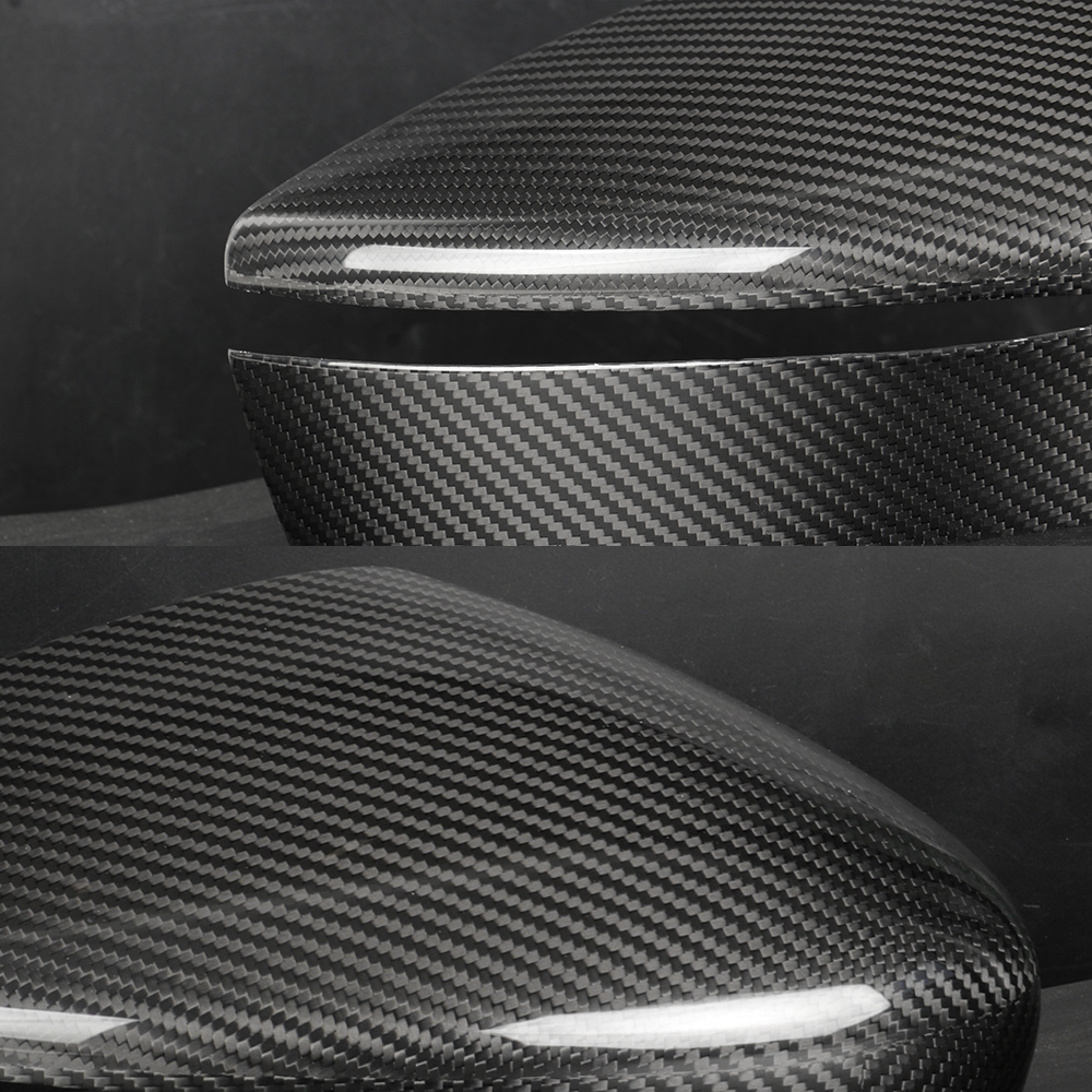 2PCS Dry Carbon Fiber Side Rearview Mirror Cover Caps Fit For Nissan Z RZ34 / 400Z | CREATE CARBON