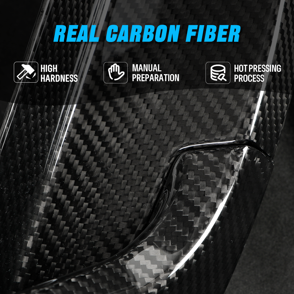 CREATE CARBON Carbon Fiber Rear Bumper Splitters for Honda Civic Type R FL5 2023-2025+ Rear Lip Diffuser Extensions