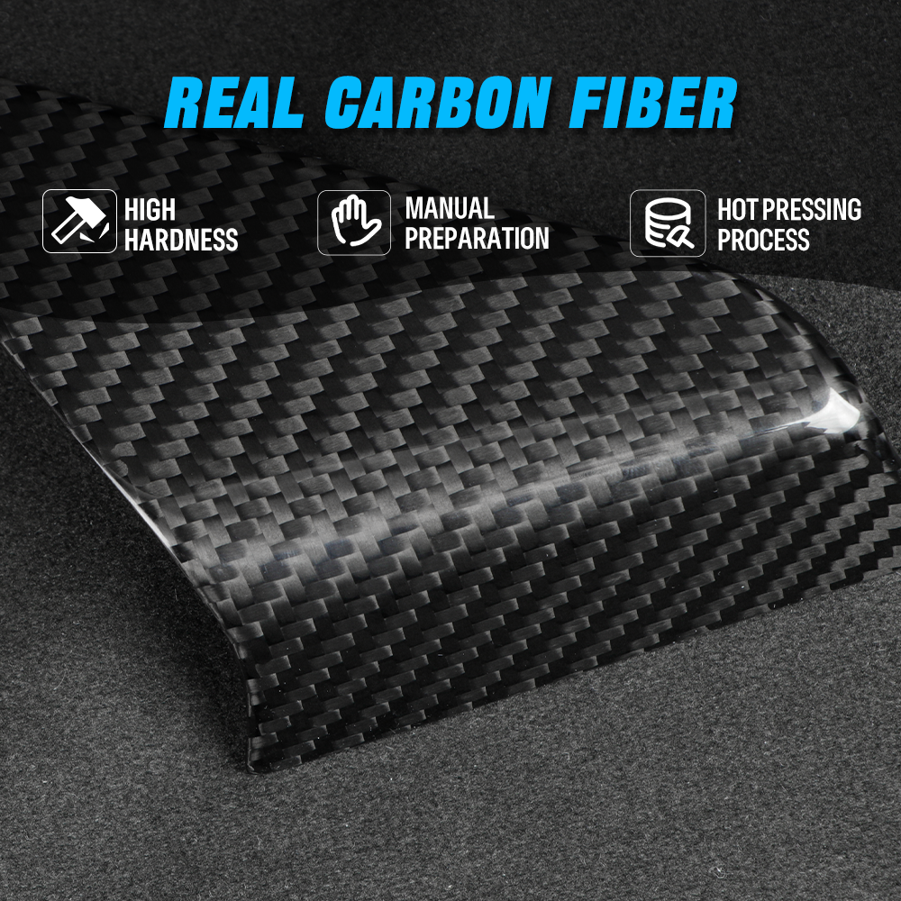 CREATE CARBON Real Carbon Fiber Inner A-Pillar Triangle Cover for Honda Civic Type R FL5 2023+ Interior Trim Panel