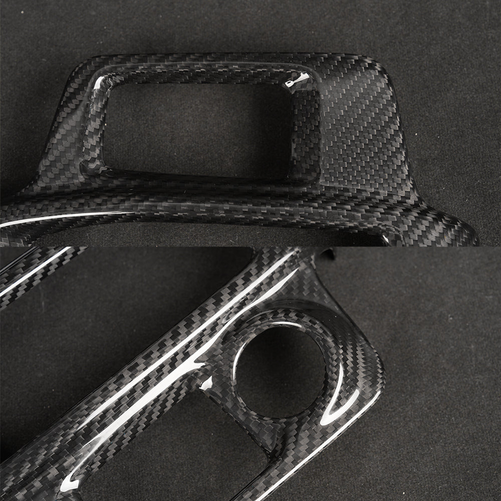 Dry Carbon Fiber Gear Shift Panel Cover Trim For Honda Prelude 2026 (LHD)