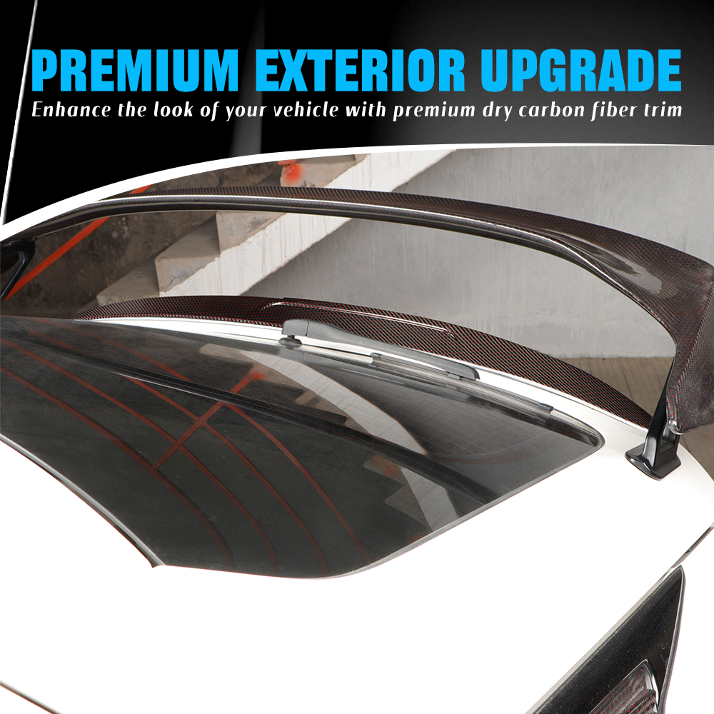 CREATE CARBON Dry Carbon Fiber Rear Trunk Spoiler Wing for Honda Civic Type R FL5 2023-2026