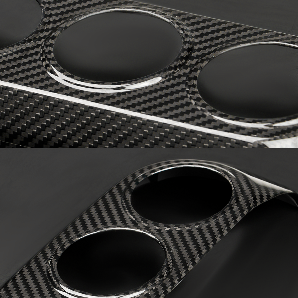 1PCS Dry Carbon Fiber A/C Button Panel Cover For Nissan Z / Fairlady Z RZ34 2023+ | CREATE CARBON