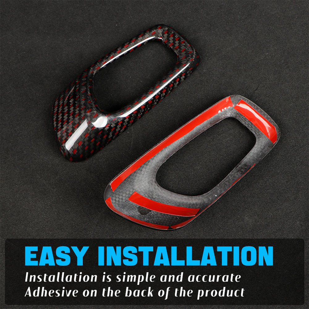 Real Carbon Fiber Inner Door Handle Trim Cover For Honda 11th Civic Type R FL5 (2023+)