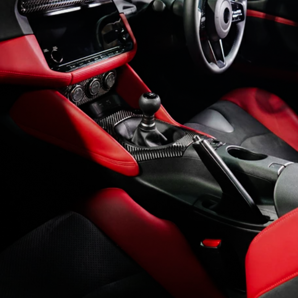 1PCS Dry Carbon Fiber A/C Button Panel Cover For Nissan Z / Fairlady Z RZ34 2023+ | CREATE CARBON