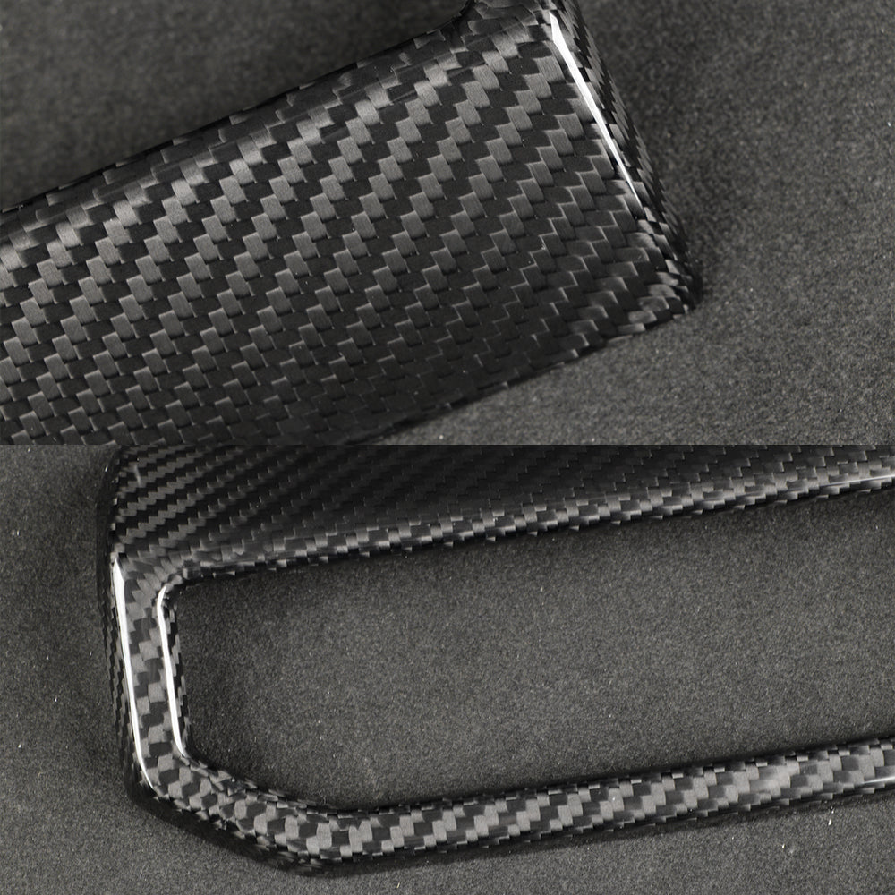 2pcs Dry Carbon Fiber Dash A/C Outlet Panel Cover Trim For Toyota Tacoma 2024+