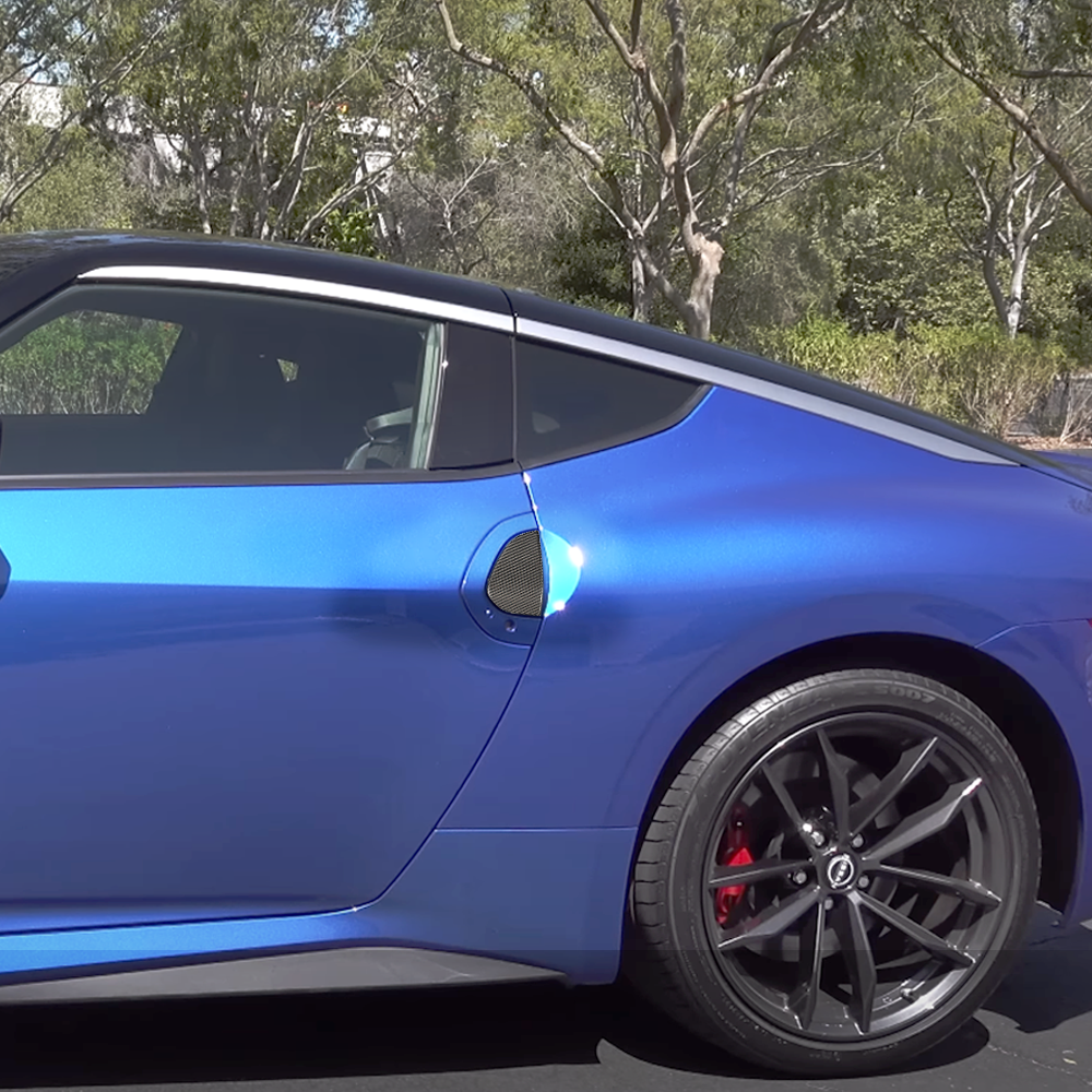 2PCS Dry Carbon Fiber Car Door Handle Trim Fit For Nissan Z RZ34 / 400Z / Fairlady Z | CREATE CARBON