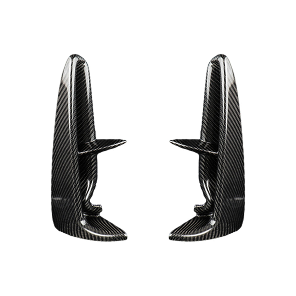 CREATE CARBON Dry Carbon Fiber Front Reflector Cover for Civic Type R