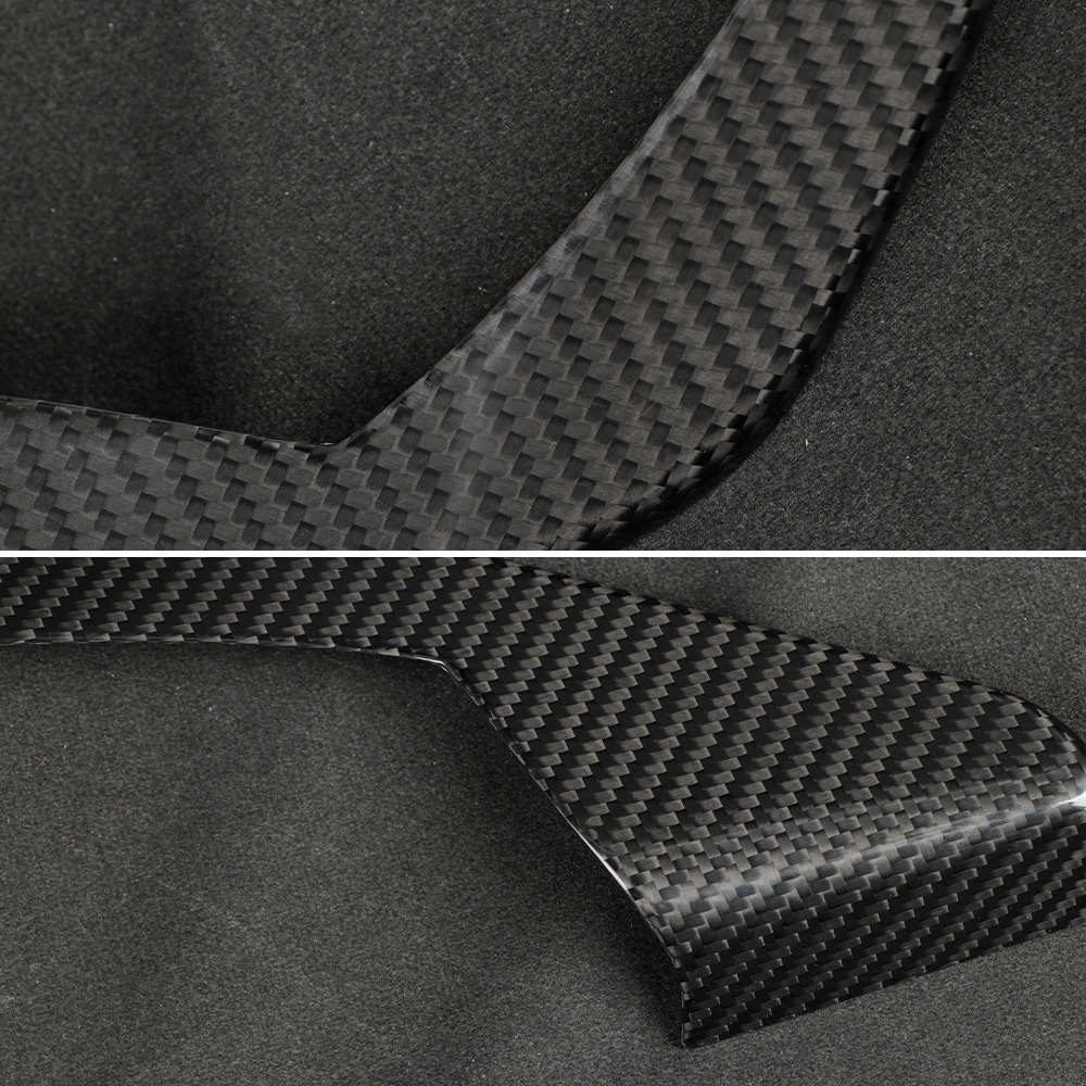 CREATE CARBON Real Carbon Fiber Inner A-Pillar Triangle Cover for Honda Civic Type R FL5 2023+ Interior Trim Panel