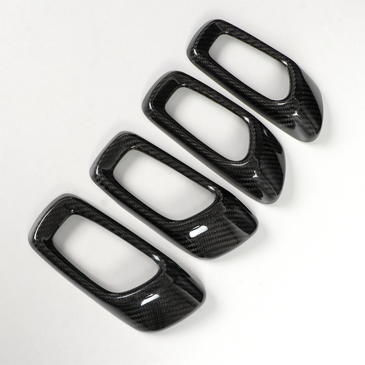 Real Carbon Fiber Inner Door Handle Trim Cover for Honda 11th Gen Civic Type R FL5 | CREATE CARBON