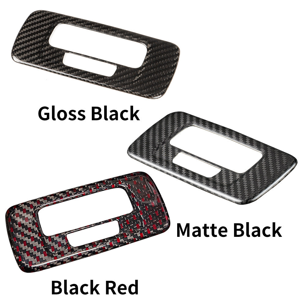 1pcs Dry Carbon Fiber Rear Reading Light Panel Cover For Civic Type R FL5 2023+