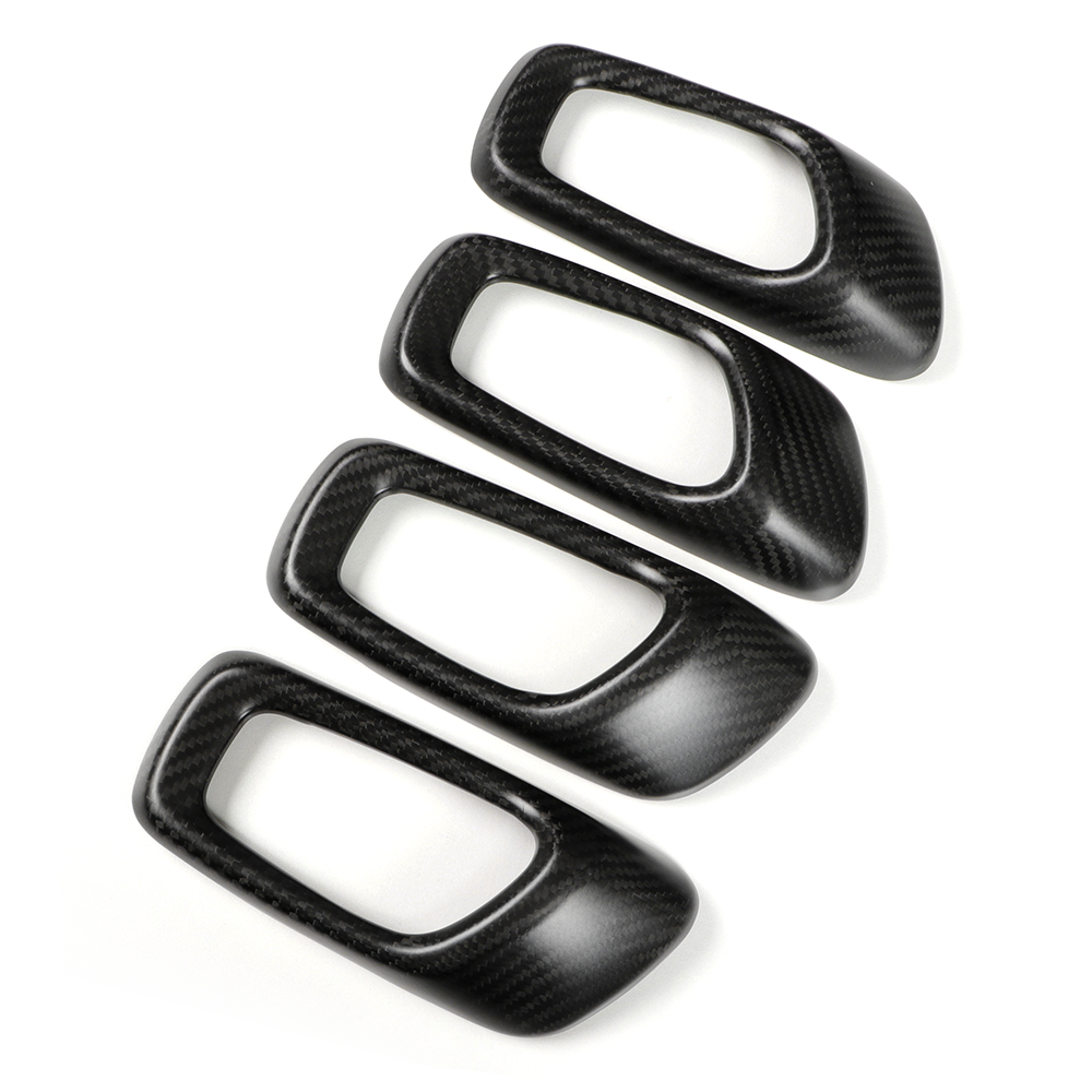 Real Carbon Fiber Inner Door Handle Trim Cover for Honda 11th Gen Civic Type R FL5 | CREATE CARBON