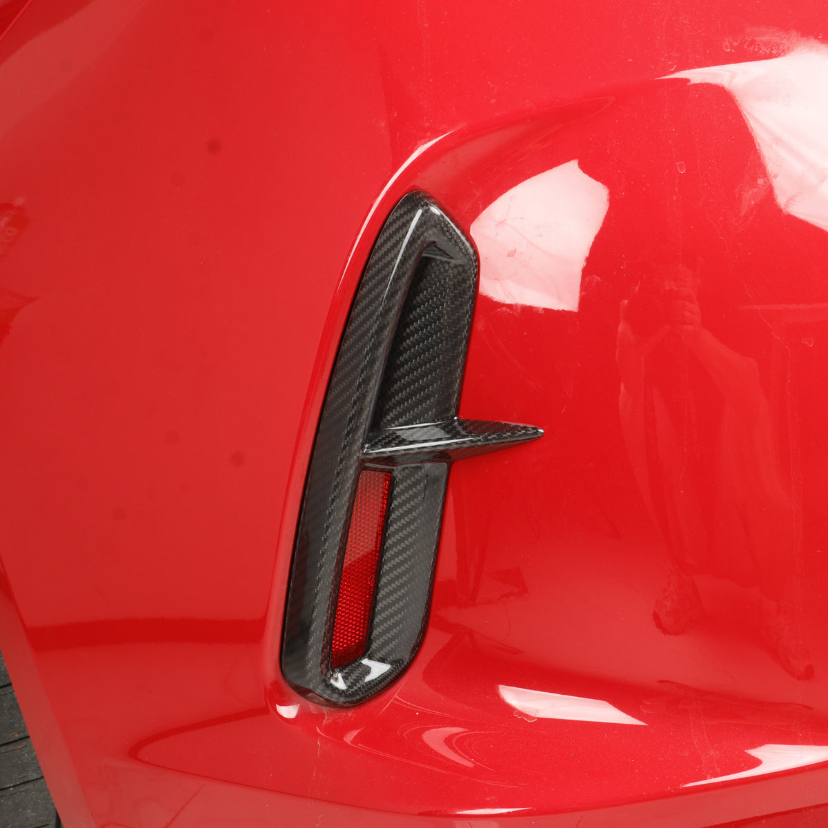 Reflecto Cvr CREATE CARBON Dry Carbon Fiber Reflector Cover for Civic Type R FL5 20
