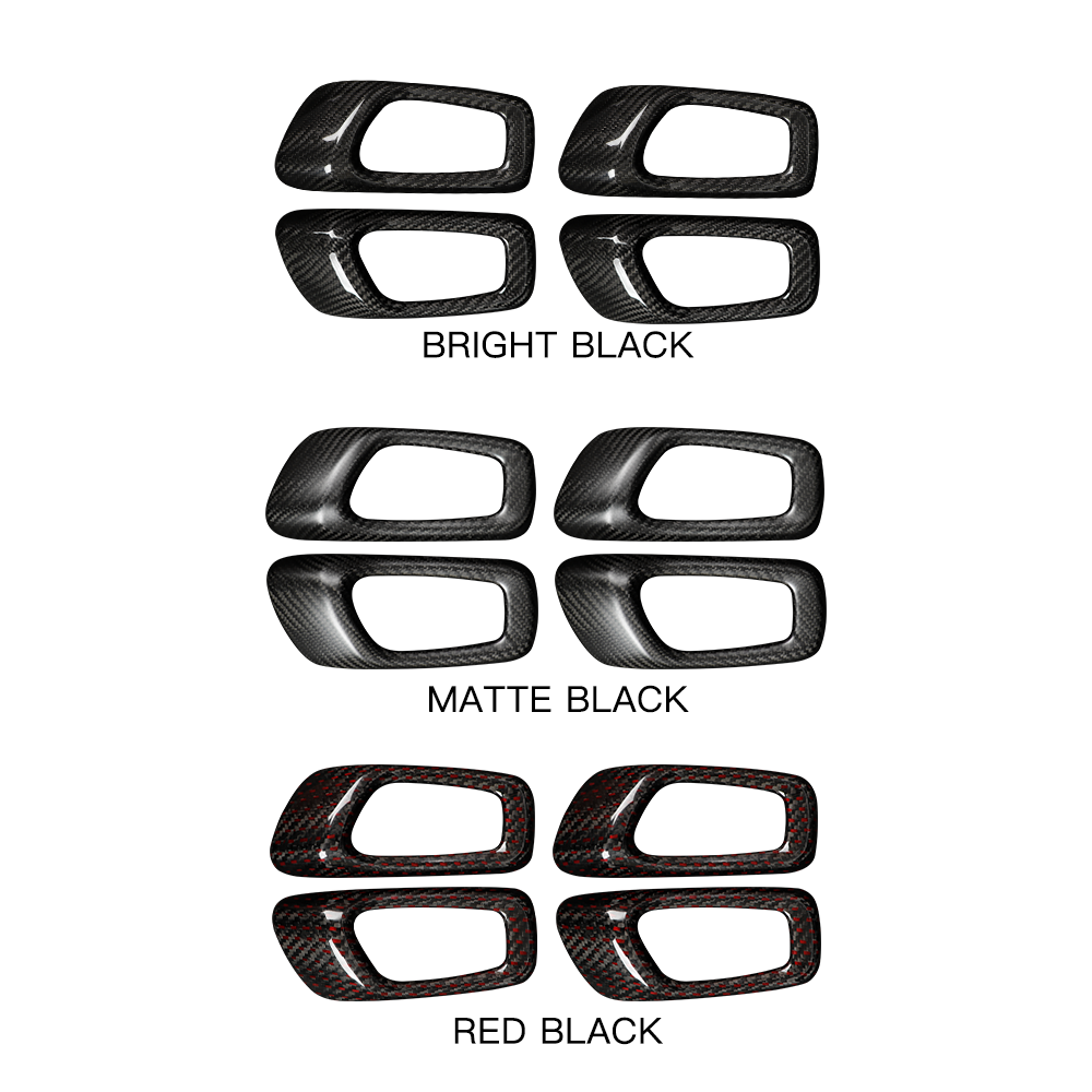 Real Carbon Fiber Inner Door Handle Trim Cover for Honda 11th Gen Civic Type R FL5 | CREATE CARBON