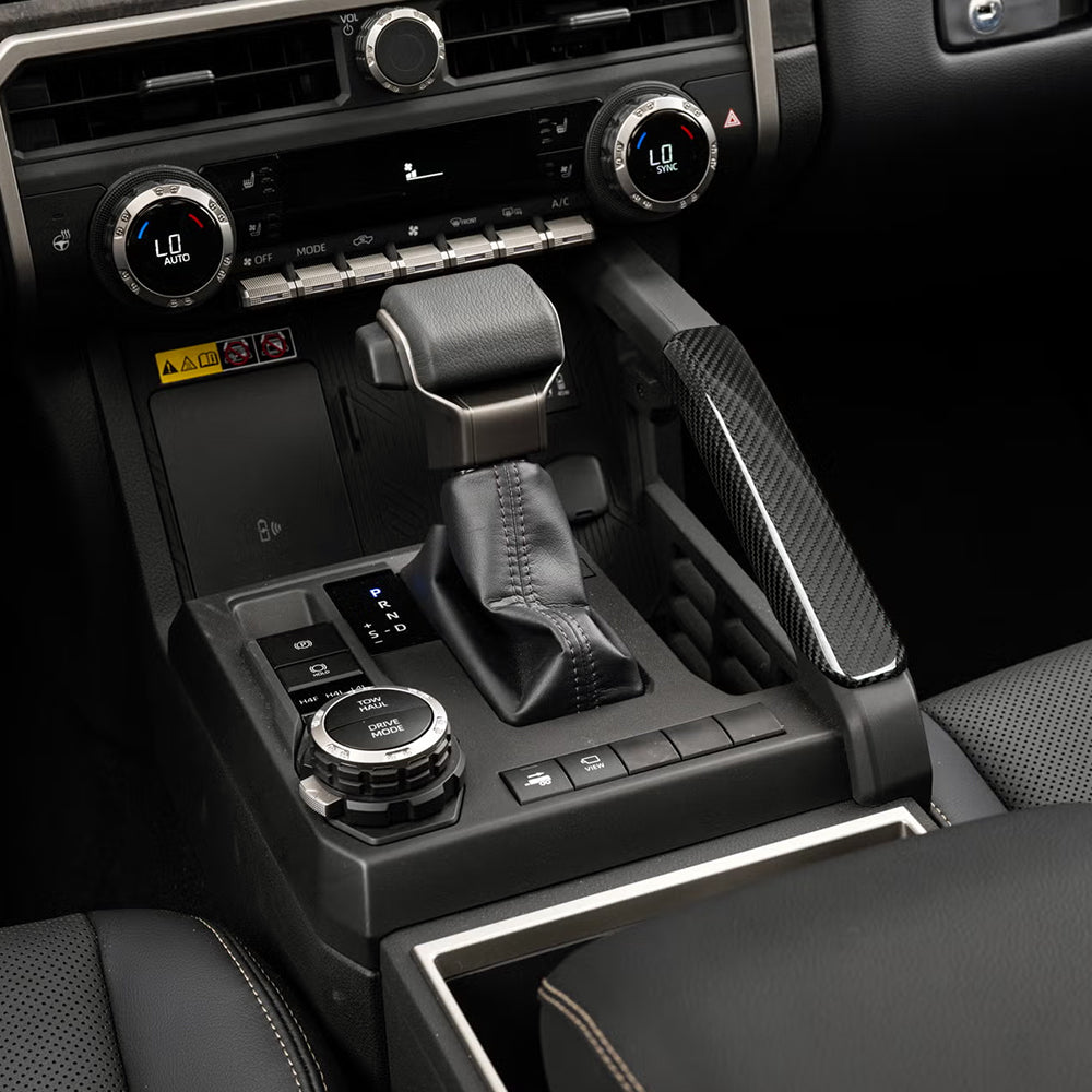 Real Carbon Fiber Center Control Side Trim For Toyota Tacoma 2024+ | Interior Carbon Upgrade