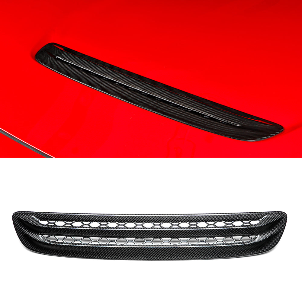 CREATE CARBON Dry Carbon Fiber FL5 Replacement Hood Air Vents - Lightweight Performance Upgrade