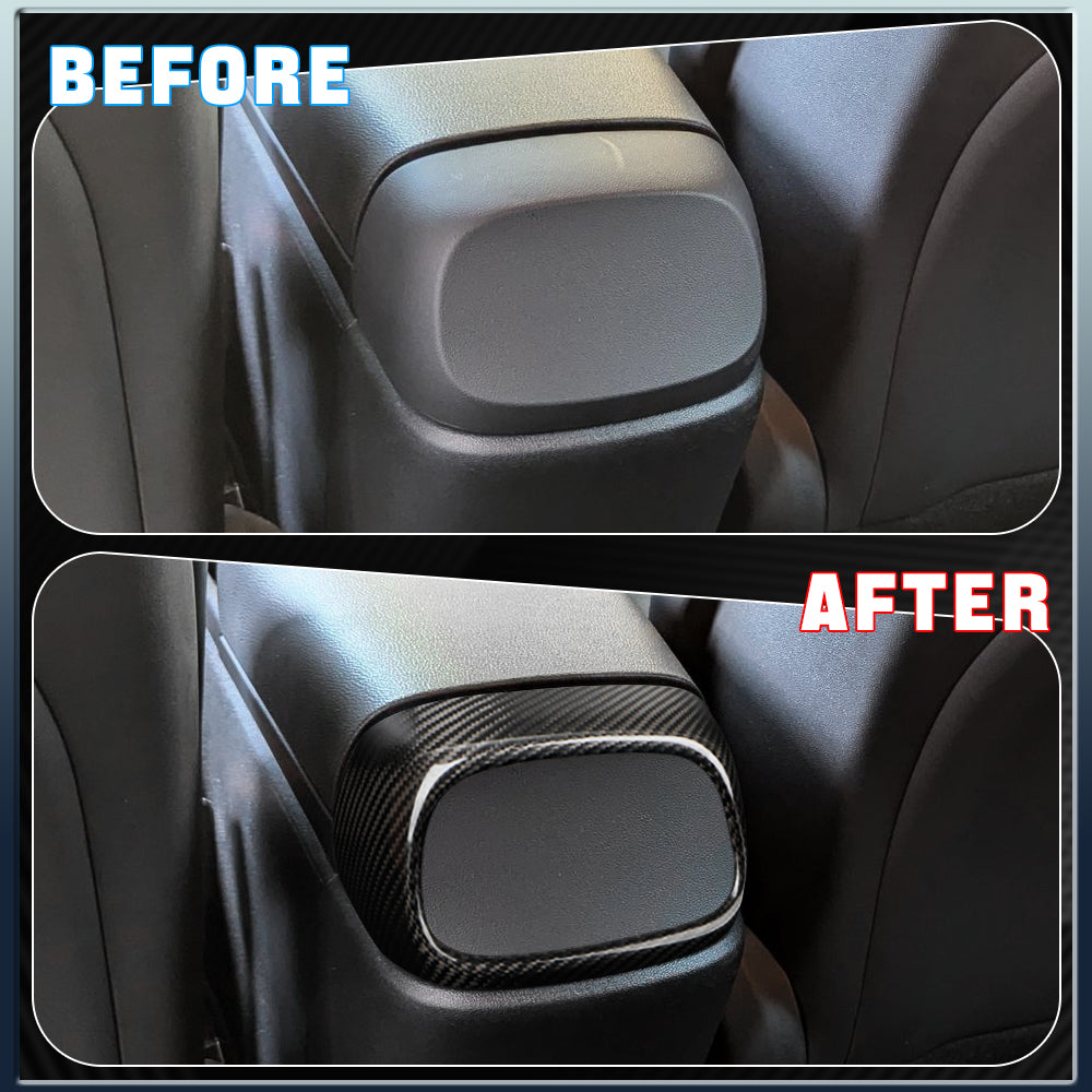 Real Carbon Fiber Rear Armrest Cover for Hyundai Elantra N 2024+