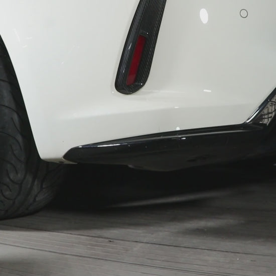 CREATE CARBON Carbon Fiber Rear Diffuser Splitters for Civic Type R FL5 2023+ Bumper Extensions